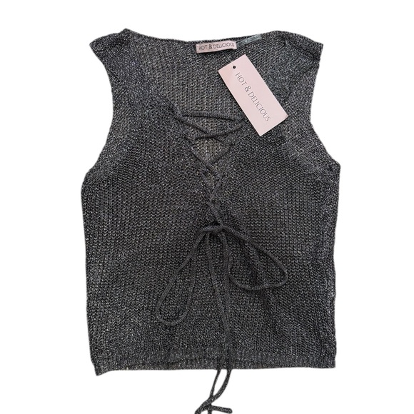 Hot & Delicious Tops - Hot & Delicious • NWT Mesh See-Through Tank